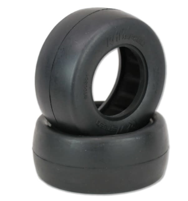 RWS100501CB RAW SPEED RC SLICK SHORT COURSE NO PREP DRAG RACING TIRES (2) (CLAY)