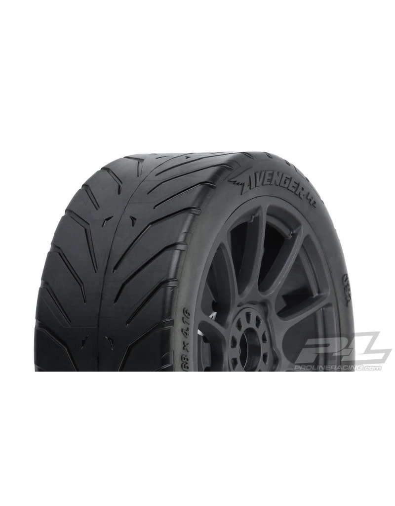 PROLINE RACING PRO906921 PRO-LINE AVENGER HP BELTED PRE-MOUNTED 1/8 BUGGY TIRES