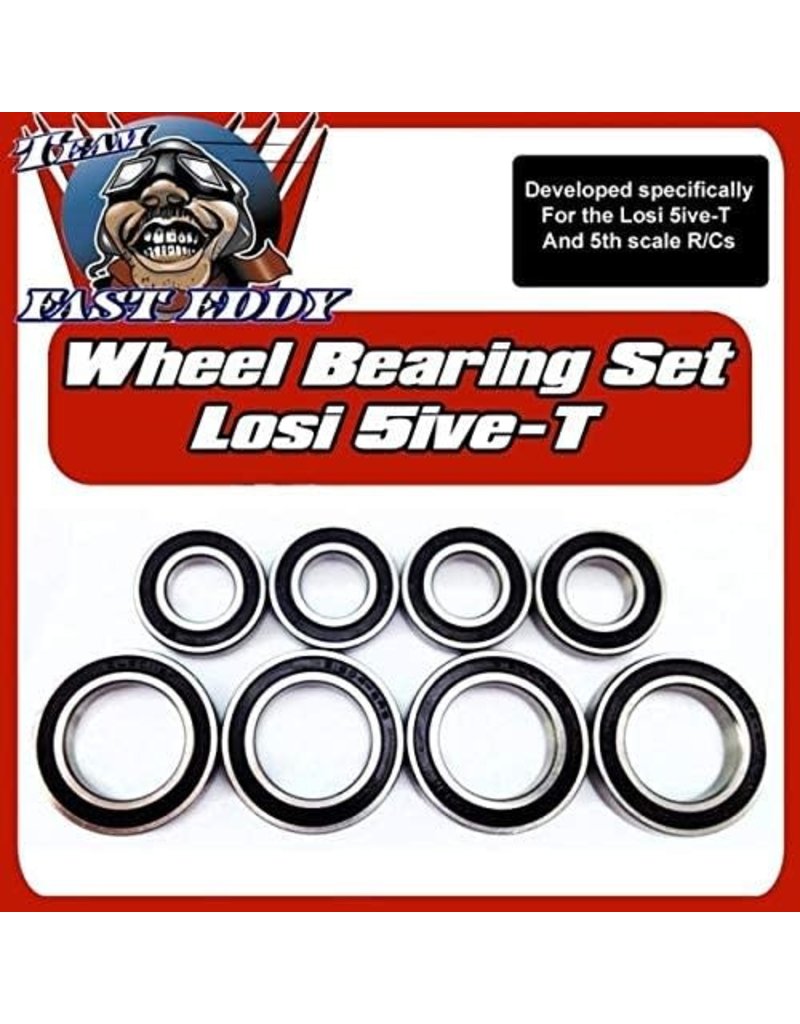 FAST EDDY BEARINGS FED LOSI 5IVE-T WHEEL SEALED BEARING KIT