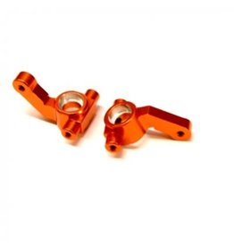 STRC SPTSTC91417KO ALUMINUM STEERING KNUCKLES FOR TEAM ASSOCIATED DR10: ORANGE (2)