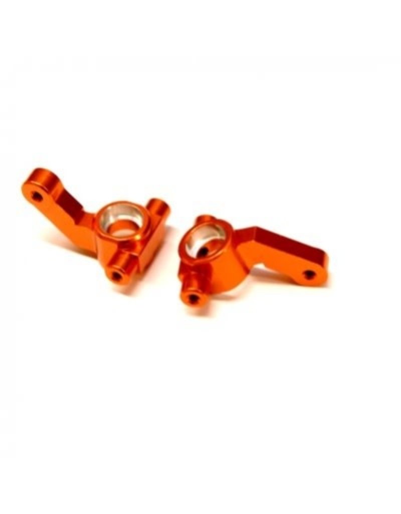 STRC SPTSTC91417KO ALUMINUM STEERING KNUCKLES FOR TEAM ASSOCIATED DR10: ORANGE (2)