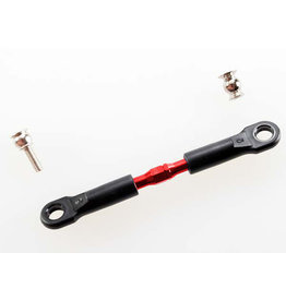 TRAXXAS TRA3737 TURNBUCKLE, ALUMINUM (RED-ANODIZED), CAMBER LINK, FRONT, 39MM (1) (ASSEMBLED W/ROD ENDS)/HOLLOW BALLS (2)(SEE PART 3741X FOR COMPLETE CAMBER LINK SET)
