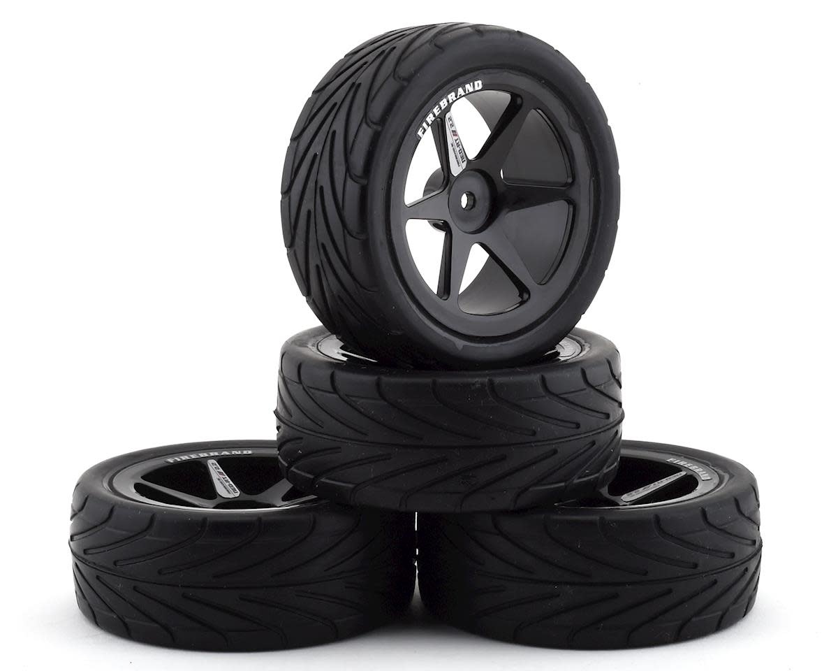 FBR1WHENEO992 NEO RT 2.2 PRE-MOUNTED ON-ROAD TIRES (4) (BLACK)