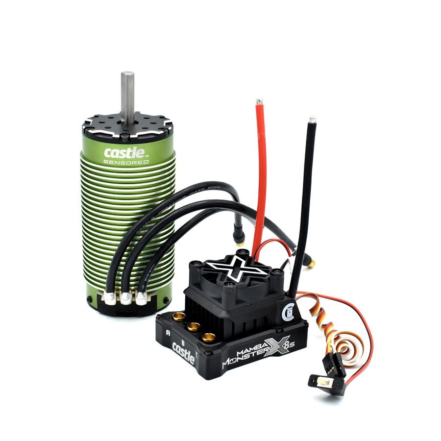 CSE010016501 MAMBA MONSTER X 8S 1/6 SCALE WATER PROOF ESC AND 2028-800KV SENSORED MOTOR
