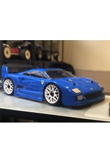 DELTA PLASTIK USA DP0100/2 FERRARI F40 1/8 SCALE GT SPEED RUN BODY: CLEAR