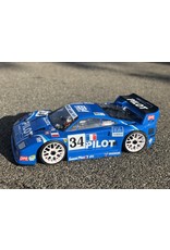 DELTA PLASTIK USA DP0100/2 FERRARI F40 1/8 SCALE GT SPEED RUN BODY: CLEAR