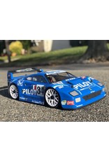 DELTA PLASTIK USA DP0100/2 FERRARI F40 1/8 SCALE GT SPEED RUN BODY: CLEAR