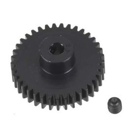 ROBINSON RACING RRP1337 48P PINION GEAR 37T (3.17MM BORE): HARD COATED ALUMINUM