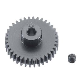 ROBINSON RACING RRP1336 48P PINION GEAR 36T (3.17MM BORE): HARD COATED ALUMINUM