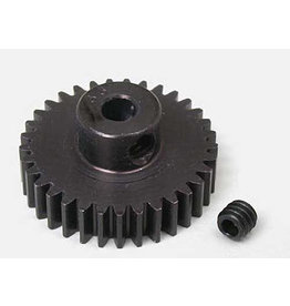 ROBINSON RACING RRP1333 48P PINION GEAR 33T (3.17MM BORE): HARD COATED ALUMINUM