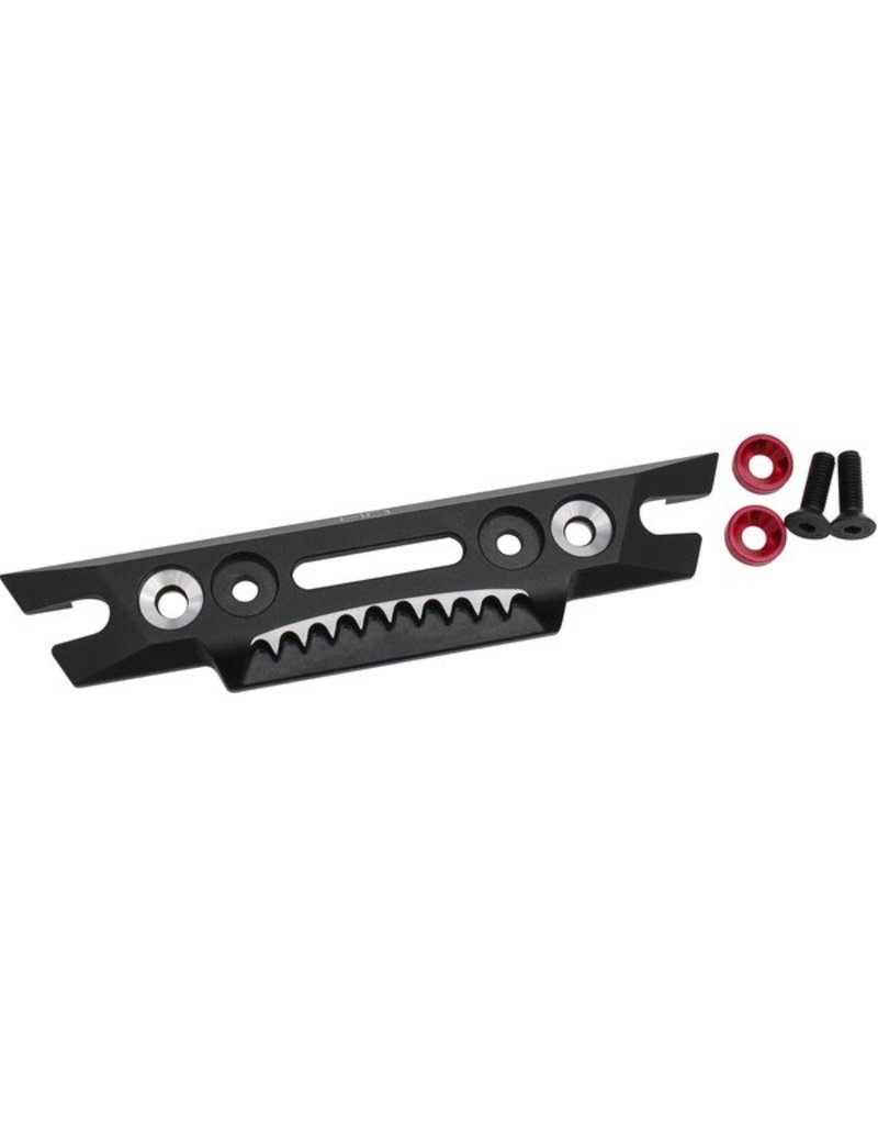 HOT RACING HRAERVT330R01 ALUMINUM REAR BUMPER FOR TRAXXAS E-REVO 2.0