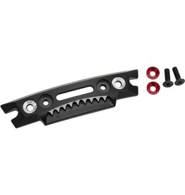 HOT RACING HRAERVT330F01 ALUMINUM FRONT BUMPER FOR TRAXXAS E-REVO 2.0