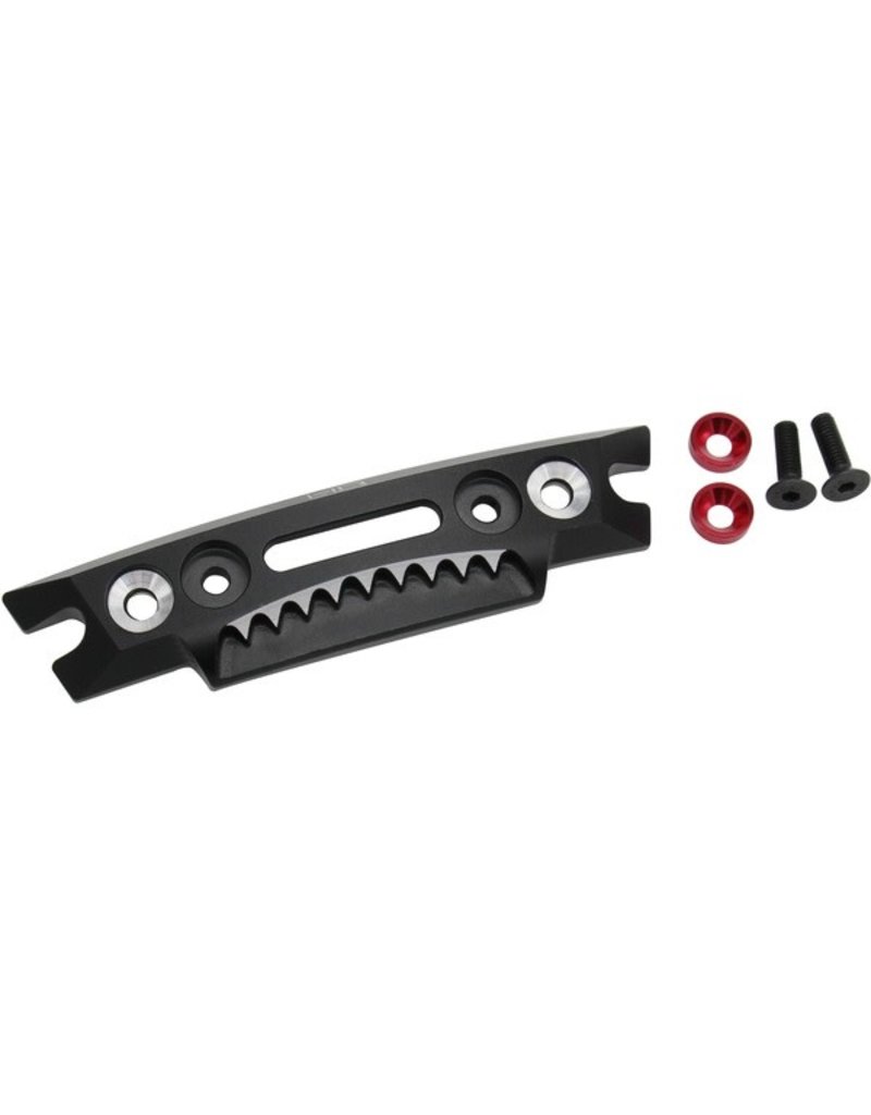 HOT RACING HRAERVT330F01 ALUMINUM FRONT BUMPER FOR TRAXXAS E-REVO 2.0