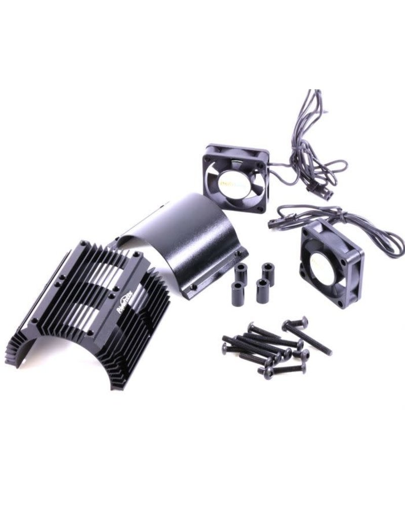 POWER HOBBY PHBPH1289BLACK POWER HOBBY HEAT SINK WITH TWIN FAN