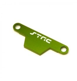 STRC SPTST3727AG  ALUMINUM BATTERY HOLD DOWN FOR TRAXXAS RUSTLER, BANDIT: GREEN