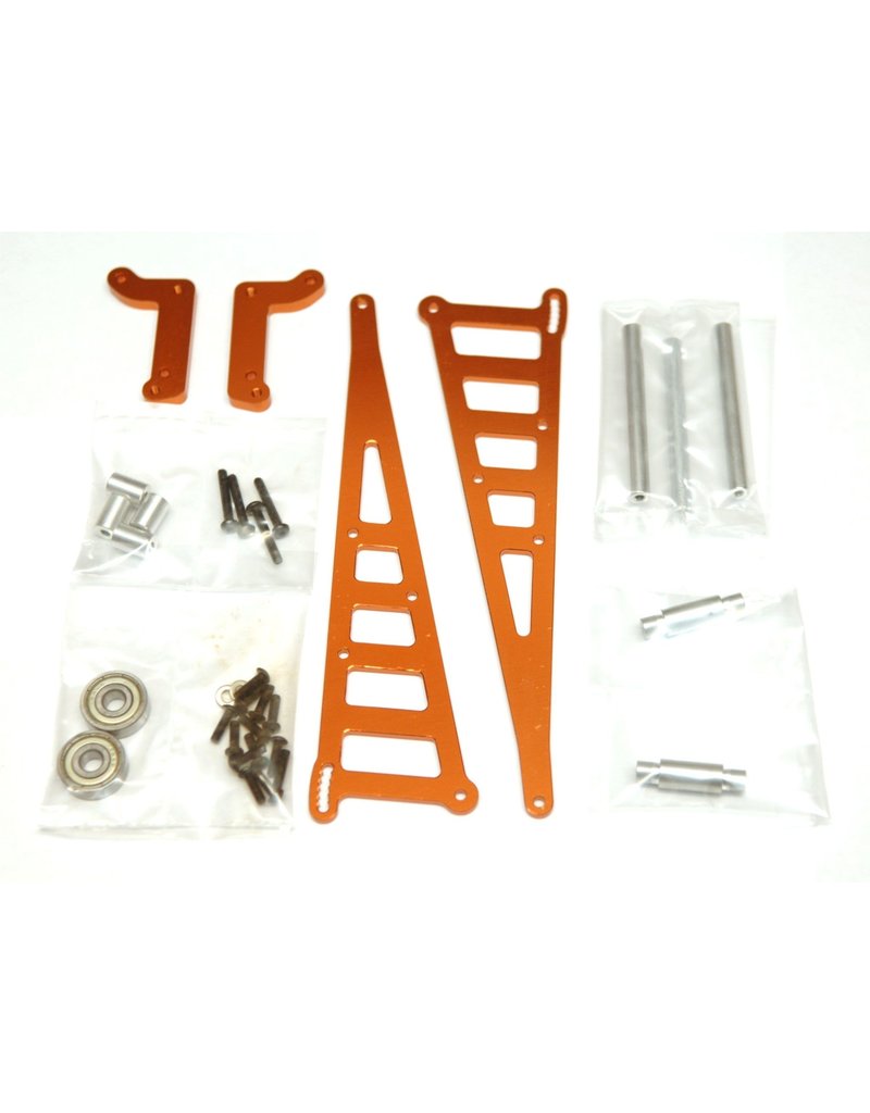 STRC SPTSTX71071O ALUMINUM WHEELIE BAR FOR TEAM ASSOCIATED DR10: ORANGE