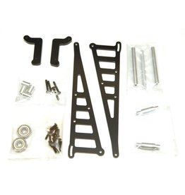 STRC SPTSTX71071BK ALUMINUM WHEELIE BAR FOR TEAM ASSOCIATED DR10: BLACK