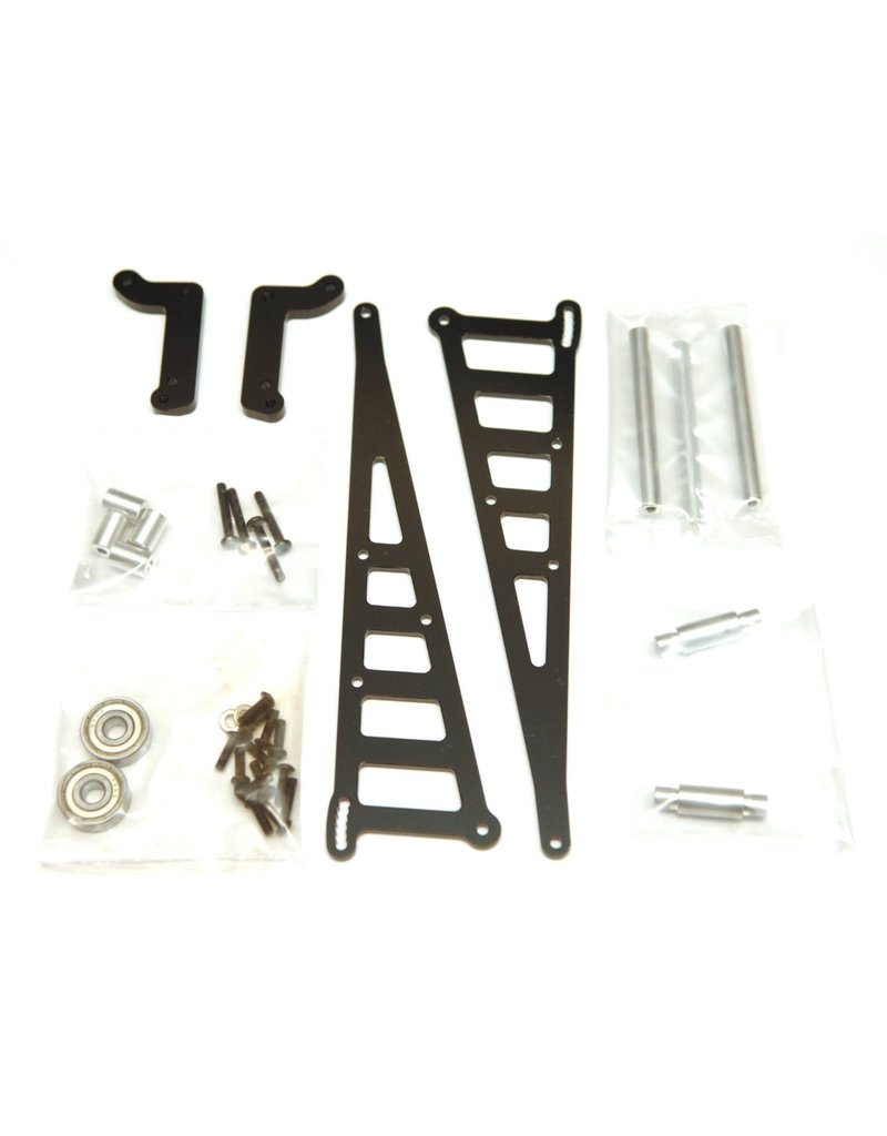 STRC SPTSTX71071BK ALUMINUM WHEELIE BAR FOR TEAM ASSOCIATED DR10: BLACK