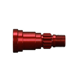 TRAXXAS TRA7753R STUB AXLE, ALUMINUM (RED-ANODIZED) (1) (USE ONLY WITH #7750 DRIVESHAFT)