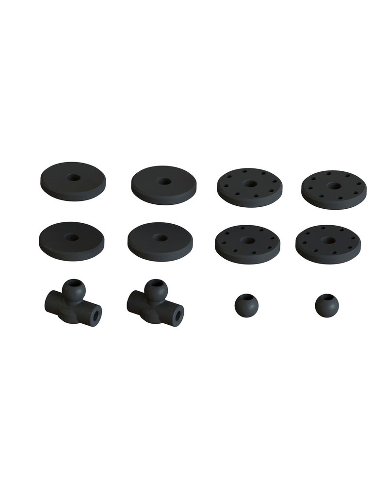 ARRMA ARA330624 SHOCK SET BORE:16MM, LENGTH:117MM OIL:550CST (2)