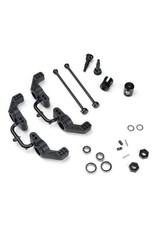 TEKNO RC TKR6852X M6 REAR DRIVESHAFT AND HUB CARRIERS KIT: SLASH 4X4