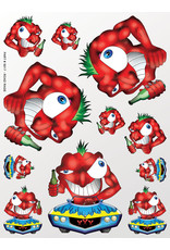 XXX MAIN RACING XXXS017 ROAD RAGE STICKER SHEET