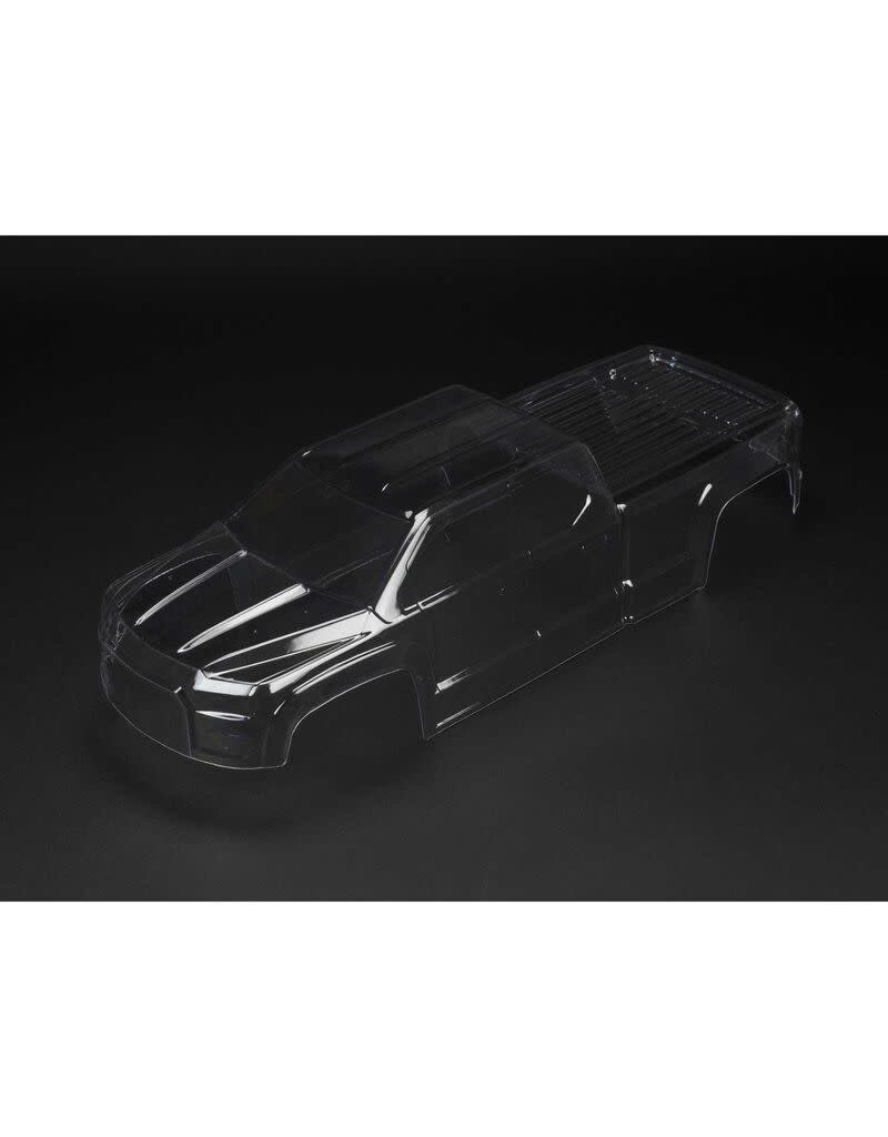 ARRMA ARA402284 BIG ROCK CREW CAB 4X4 BODY (INC. DECALS): CLEAR