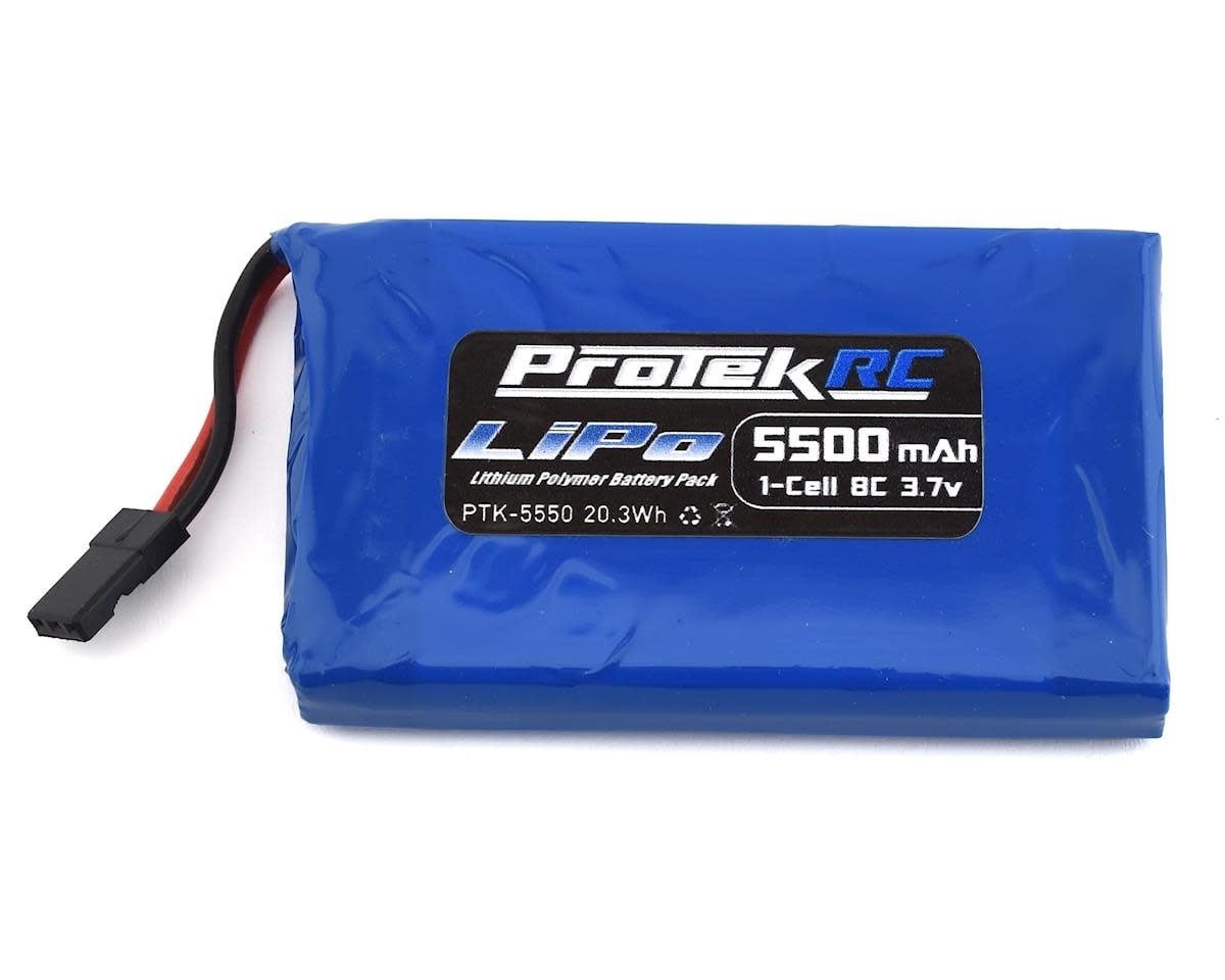 PTK-5550 1S LIPO 3.7V 5500MAH TRANSMITTER BATTERY: JR (SANWA M17)