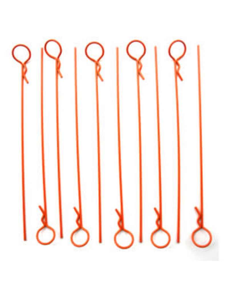 IMEX RCO4027 MEDIUM LONG BODY PINS (10): ORANGE