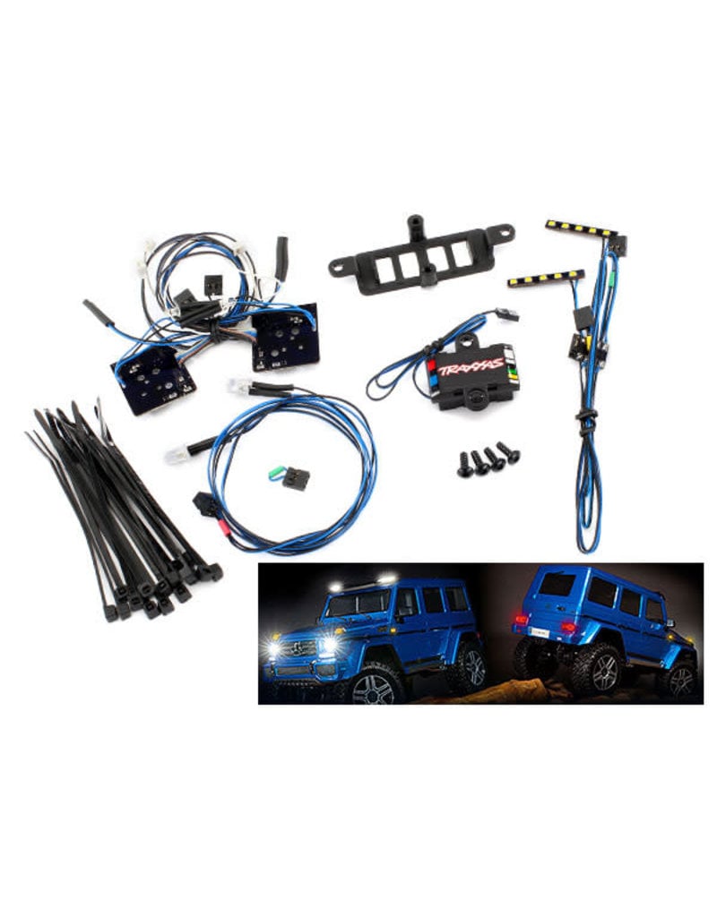 TRAXXAS TRA8899 LED LIGHT SET (CONTAINS HEADLIGHTS, TAIL LIGHTS, ROOF LIGHTS, AND DISTRIBUTION BLOCK) (FITS #8811 OR #8825 BODY, REQUIRES #8028 POWER SUPPLY)