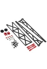 DRAG RACE CONCEPTS DRC-391-0001 SLIDER WHEELIE BAR MID MOTOR RED