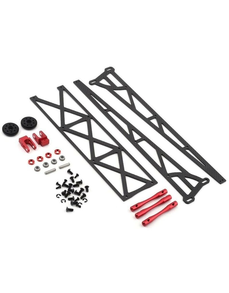 DRAG RACE CONCEPTS DRC-391-0001 SLIDER WHEELIE BAR MID MOTOR RED