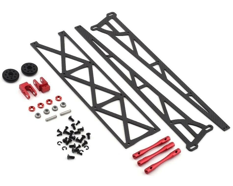 DRC-391-0001 SLIDER WHEELIE BAR MID MOTOR: RED