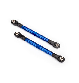 TRAXXAS TRA6742X TOE LINKS (TUBES BLUE-ANODIZED, 7075-T6 ALUMINUM, STRONGER THAN TITANIUM) (87MM) (2)/ ROD ENDS (4)/ ALUMINUM WRENCH (1)
