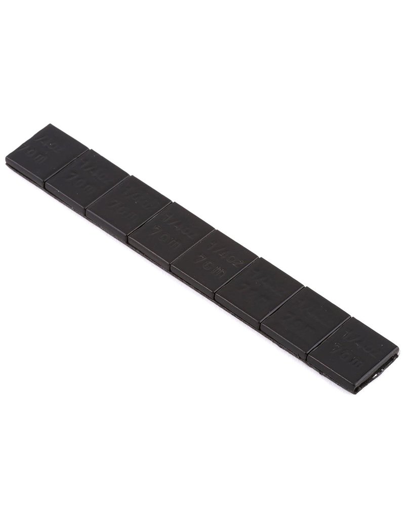 DRAG RACE CONCEPTS DRC-700 1/4 OZ. SELF-STICK CHASSIS WEIGHTS: BLACK (8)