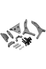 STRC SPTST6808GM 1/8TH SCALE E-BUGGY CONVERSION KIT FOR TRAXXAS SLASH 4X4: GUNMETAL