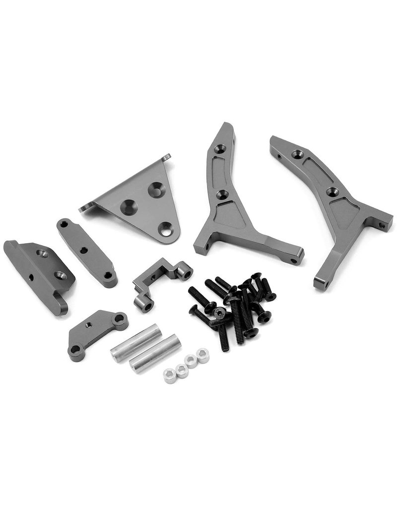 STRC SPTST6808GM 1/8TH SCALE E-BUGGY CONVERSION KIT FOR TRAXXAS SLASH 4X4: GUNMETAL