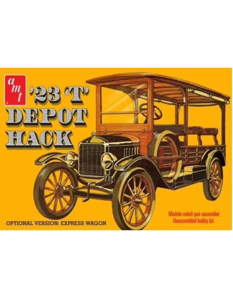 AMT AMT1237 1/25 1923 FORD T DEPOT HACK PLASTIC MODEL KIT