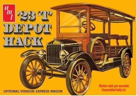 AMT1237 1/25 1923 FORD T DEPOT HACK PLASTIC MODEL KIT