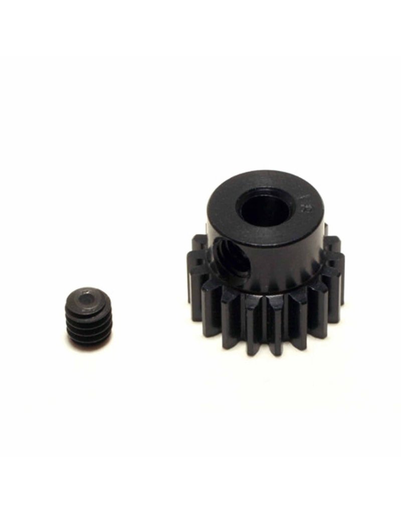 ROBINSON RACING RRP1318 48P PINION GEAR 18T (3.17MM BORE): HARD COATED ALUMINUM