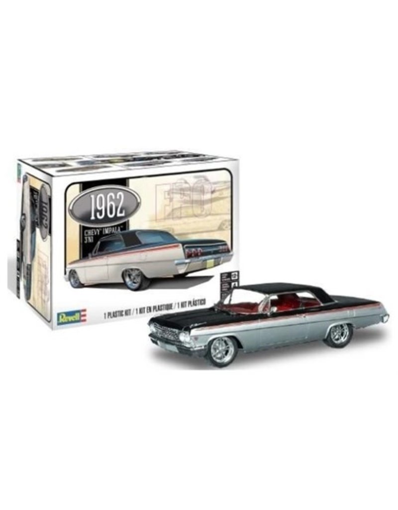 REVELL RMX854466 1/25 1962 CHEVY IMPALA HARD TOP PLASTIC MODEL KIT