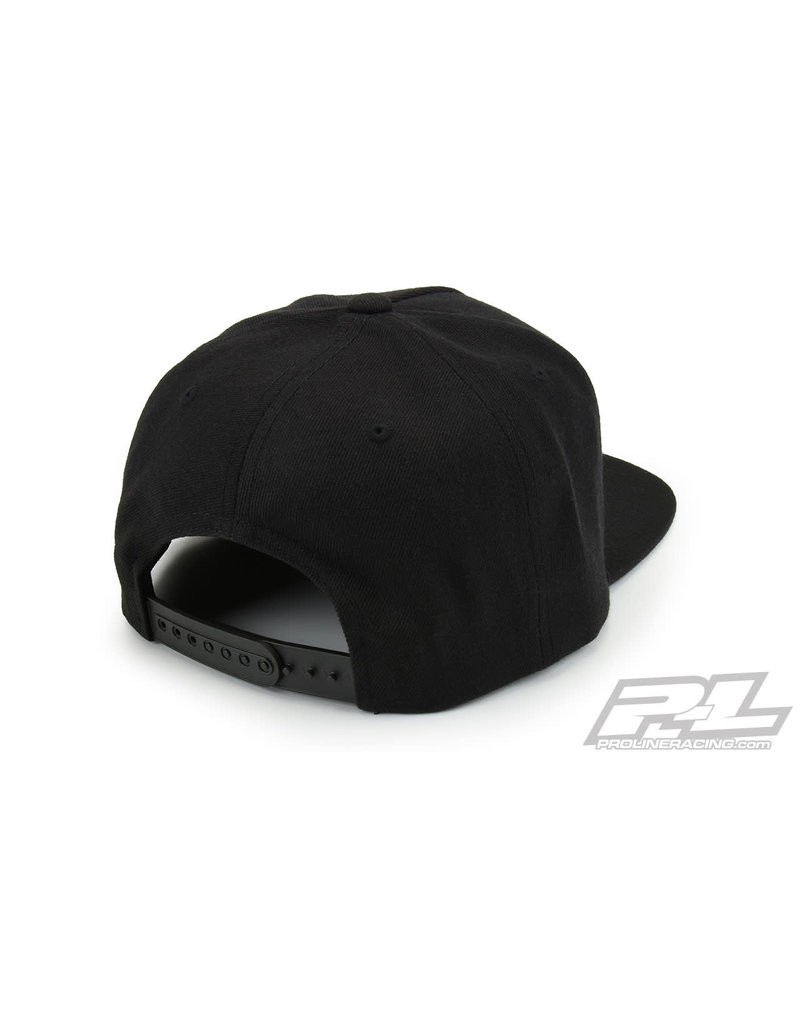 PROLINE RACING PRO985201 MANUFACTURED BLACK SNAPBACK HAT