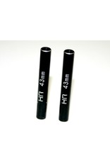 HOT RACING HRARCL64301 ALUMINUM STANDOFF POST LINK 6x43MM WITH M3 THREADS (2)