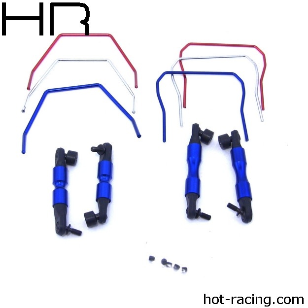 HRASLF311 FRONT AND REAR SWAY BAR SET FOR TRAXXAS 4X4