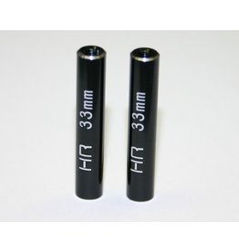 HOT RACING HRARCL63301 ALUMINUM 6x33MM W/ M3 THREADS LINK (2)