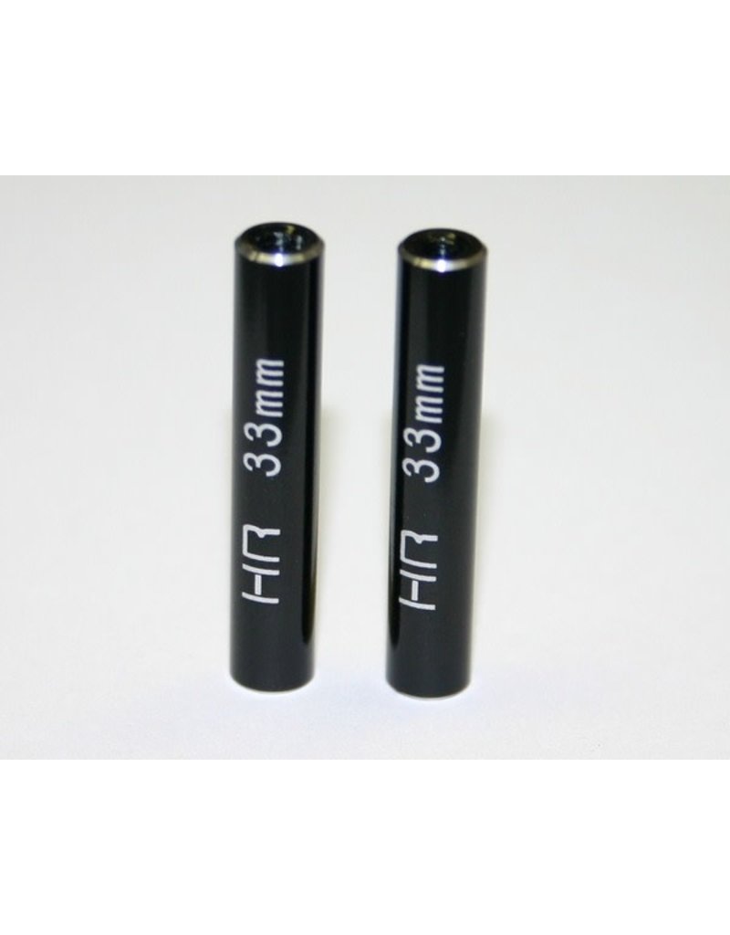 HOT RACING HRARCL63301 ALUMINUM 6x33MM W/ M3 THREADS LINK (2)