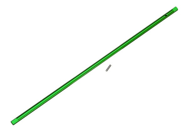 TRA8355G DRIVESHAFT, CENTER, ALUMINUM (GREEN-ANODIZED)
