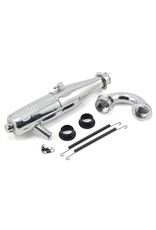 PROTEK RC PTK-2090 TUNED EXHAUST PIPE W/75MM MANIFOLD (WELDED NIPPLE)