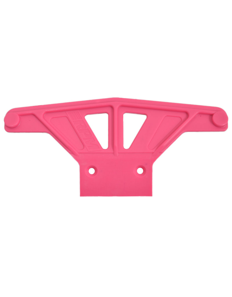 RPM RC PRODUCTS RPM81167 WIDE FRONT BUMPER FOR RUSTLER, STAMPEDE: PINK