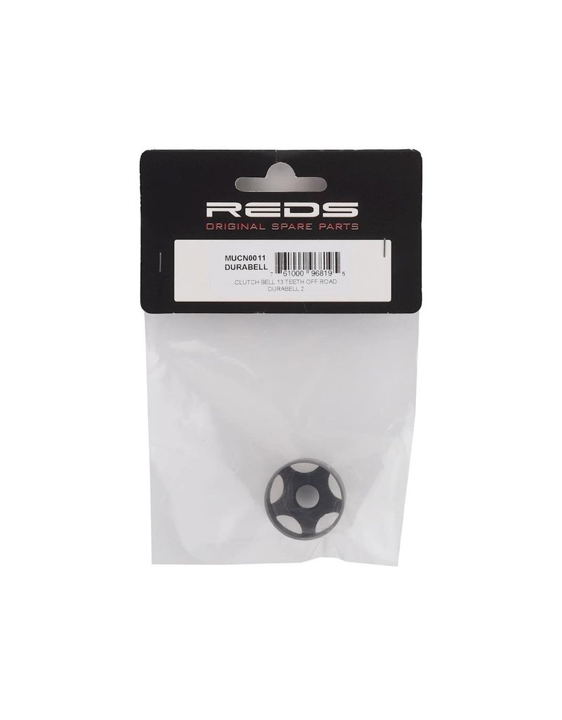 REDS RACING REDMUCN0011 DURABELL 1/8TH OFF-ROAD VENTED CLUTCH BELL 13T